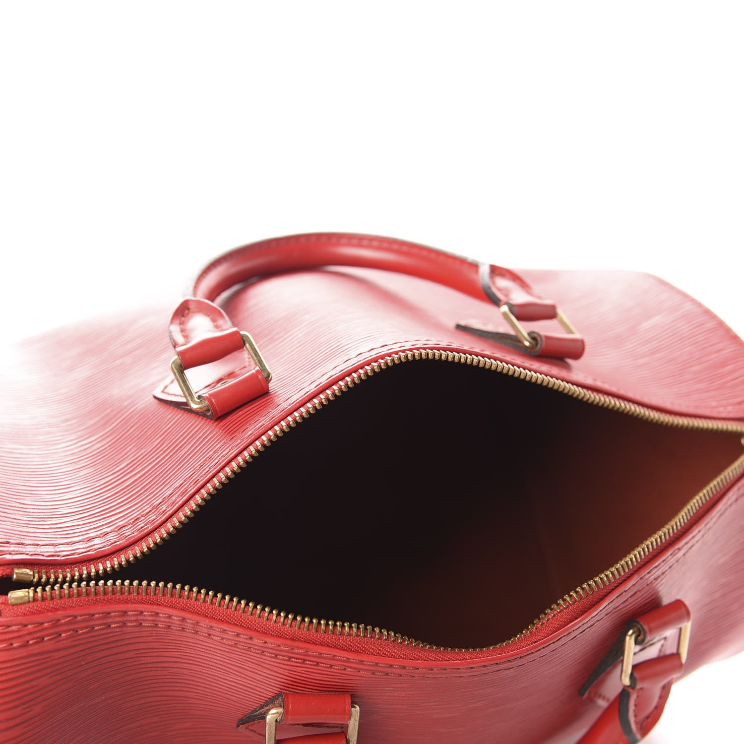 Louis Vuitton Epi Speedy 30 Castillan Red 5 of 15