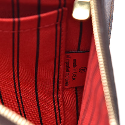 Louis Vuitton Damier Ebene Neverfull MM GM Pochette 7 of 9