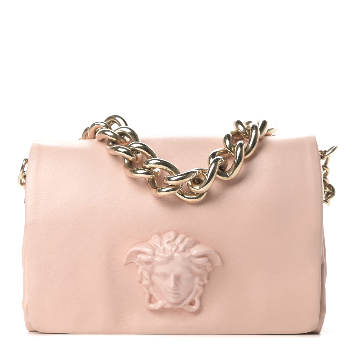 Versace Nappa Palazzo Sultan Shoulder Bag Light Pink 1 of 12