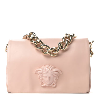 Versace Nappa Palazzo Sultan Shoulder Bag Light Pink 1 of 12