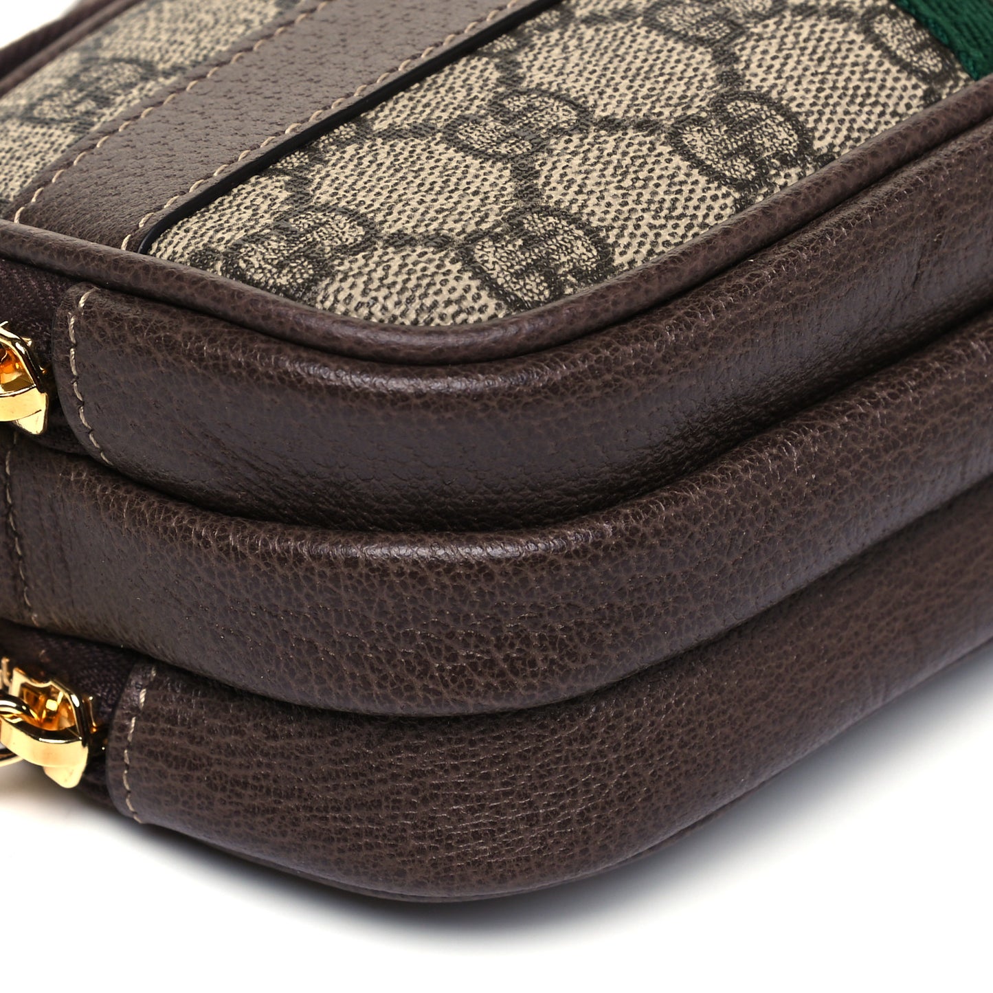 GG Supreme Monogram Web Mini Ophidia GG Bag Brown