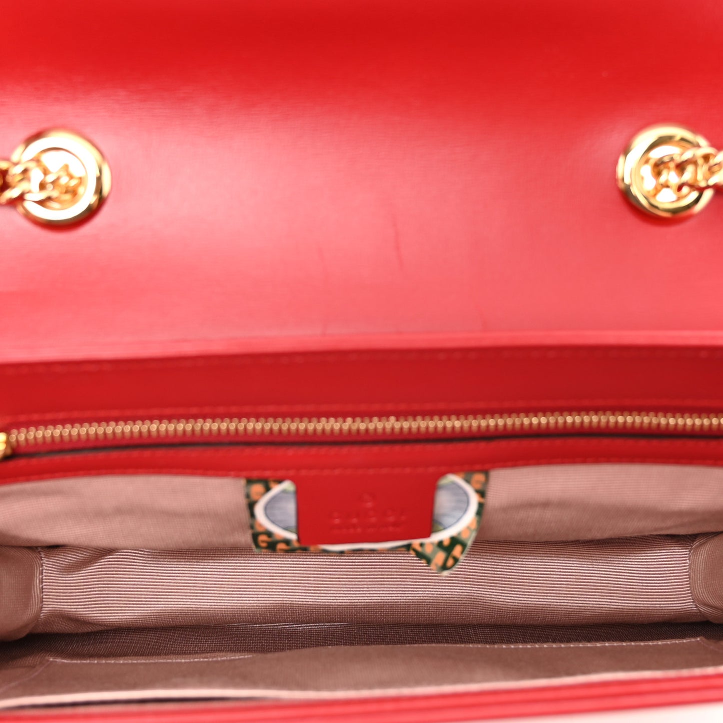 Vitello Palmellato Lux Crystal Medium Rajah Shoulder Bag Hibiscus Red Multicolor