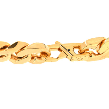 Louis Vuitton Metal Mens Chain Links Necklace Gold 4 of 5