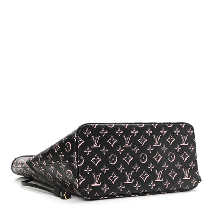 Louis Vuitton Monogram Fall For You Neverfull MM Black 6 of 10