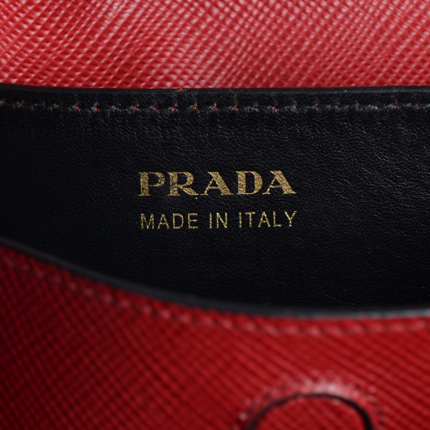 Prada Saffiano Cuir Medium Double Bag Rosso 8 of 10