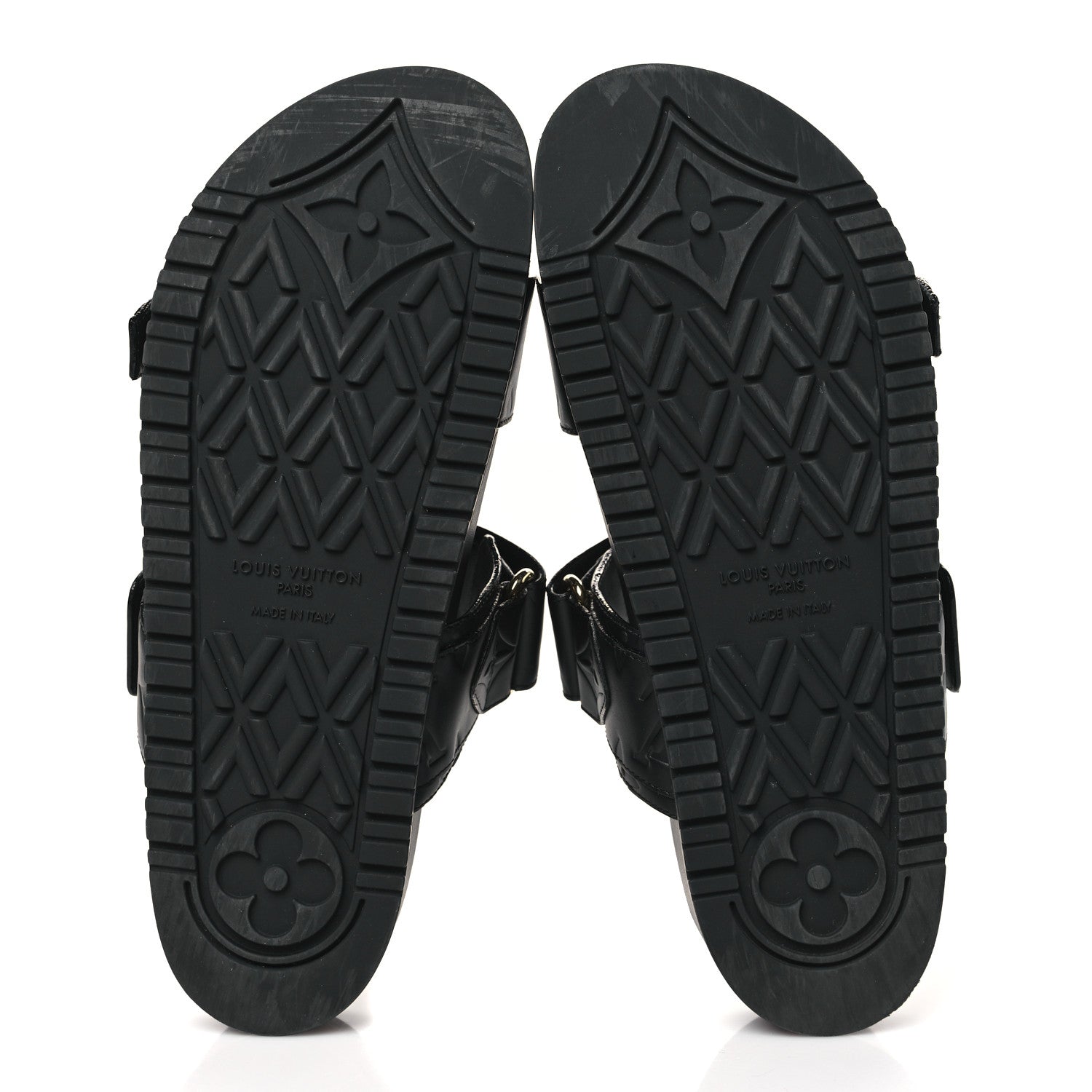 Louis Vuitton Empreinte Bom Dia Mule Sandals 38 Black 5 of 9