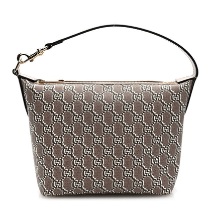 Gucci GG Shadow Monogram Super Mini Ophidia Shoulder Bag Taupe 1 of 10