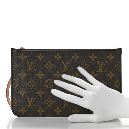 Louis Vuitton Monogram Neverfull MM GM Pochette 2 of 8