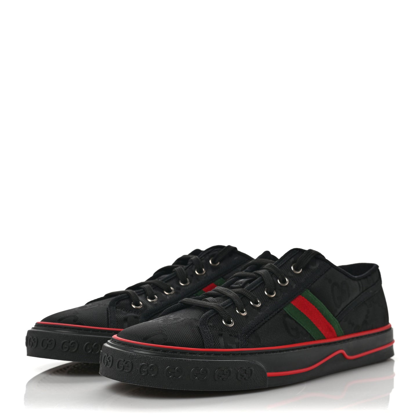 Econyl Nylon Web Monogram Off The Grid Mens 1977 Tennis Sneakers 11 Black