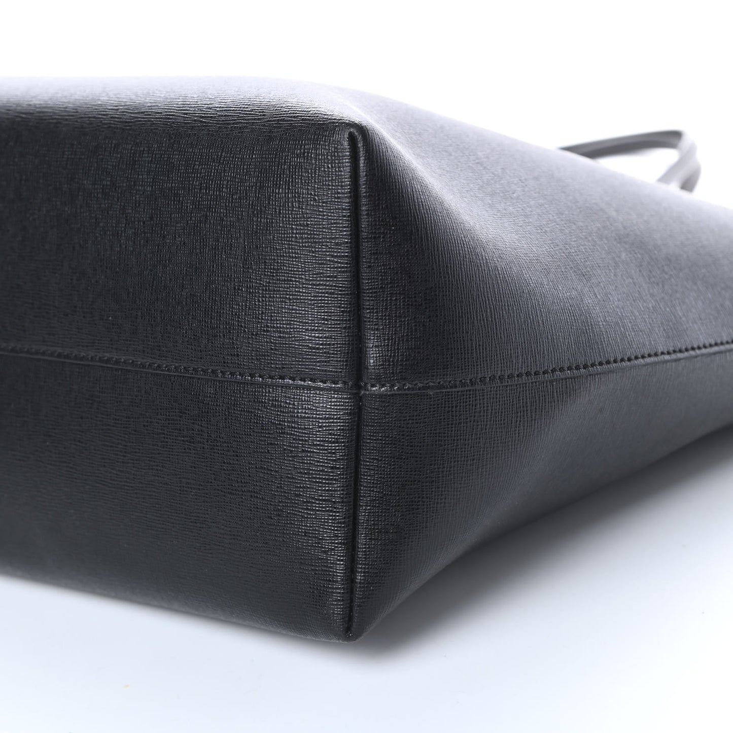 Vitello Elite Flowerland Medium Roll Tote Black