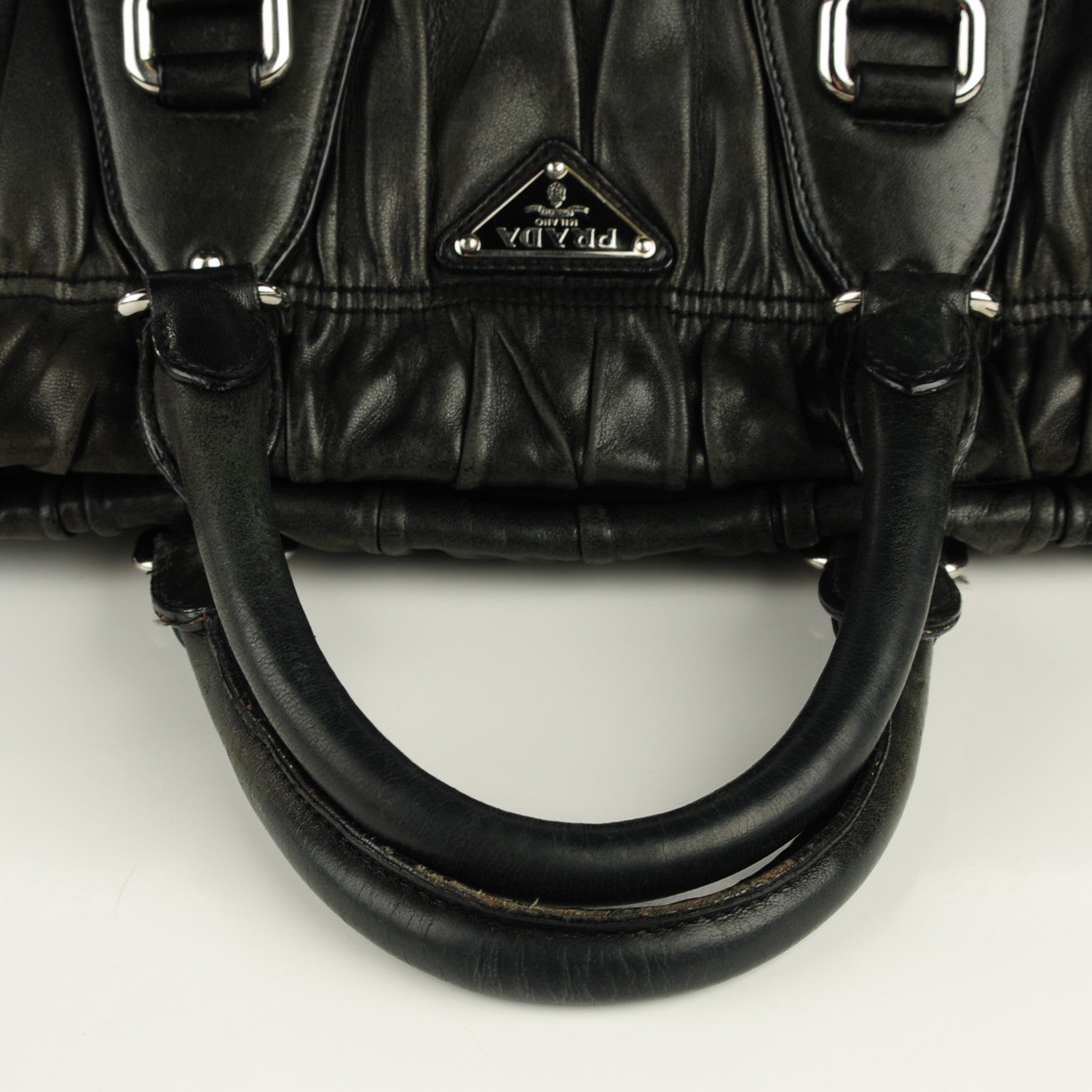 Prada Nappa Gaufre Shoulder Bag Nero Black 10 of 14