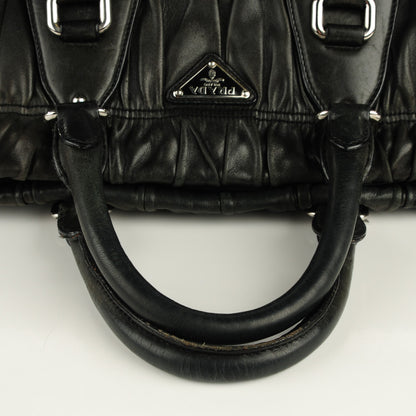 Prada Nappa Gaufre Shoulder Bag Nero Black 10 of 14