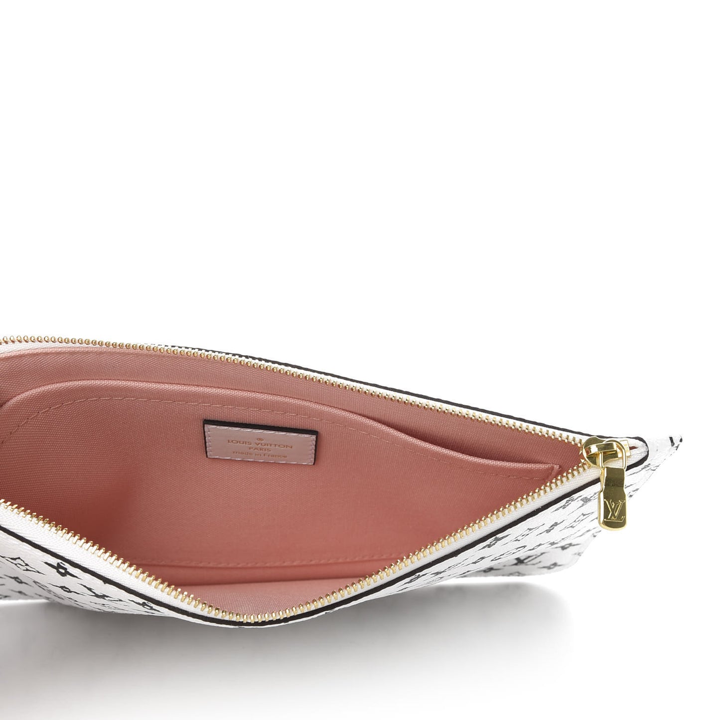 Monogram Giant Neverfull MM GM Pochette White