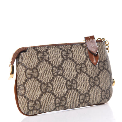 Gucci GG Supreme Monogram Key Case Brown 3 of 8