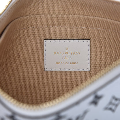 Louis Vuitton Monogram Giant Neverfull MM GM Pochette White 6 of 7