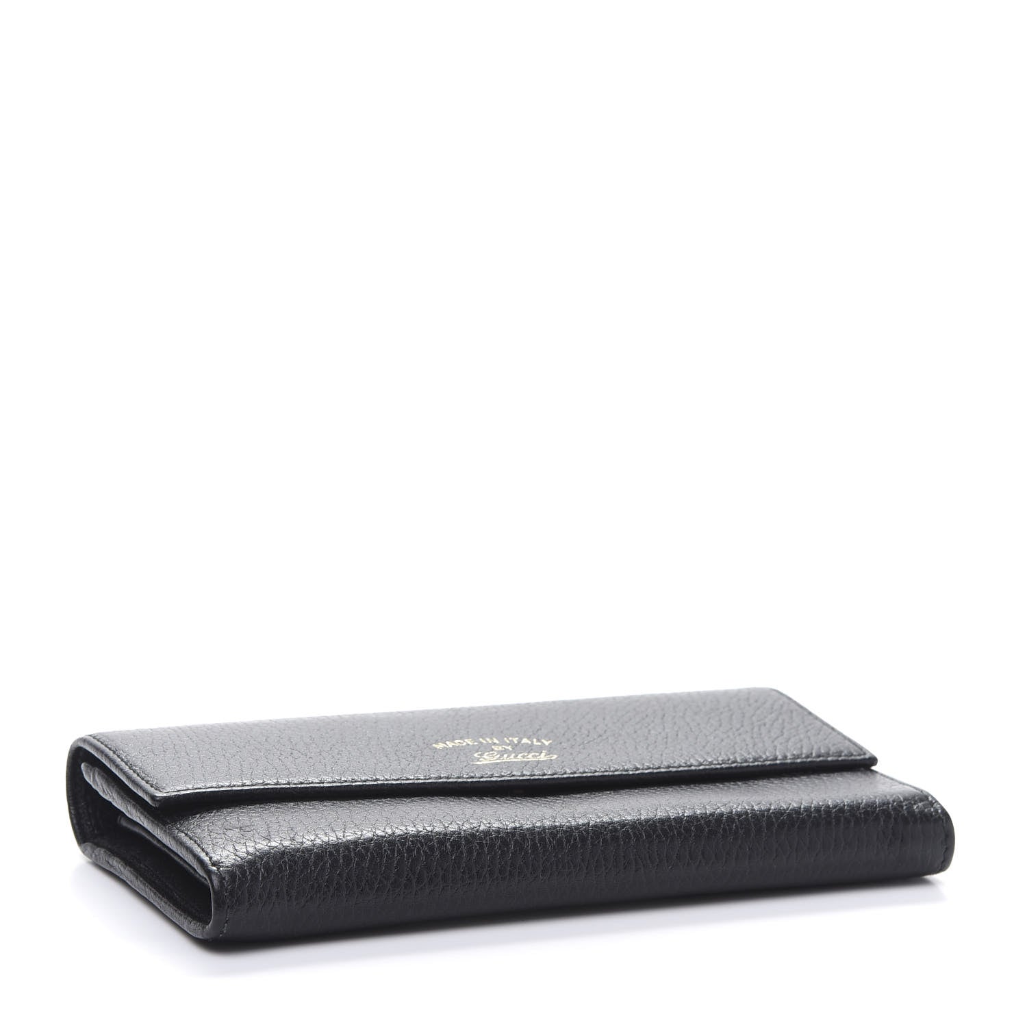 Gucci Dollar Calfskin Swing Continental Wallet Black 4 of 9