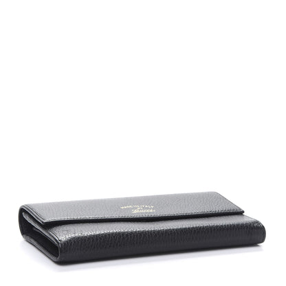Gucci Dollar Calfskin Swing Continental Wallet Black 4 of 9