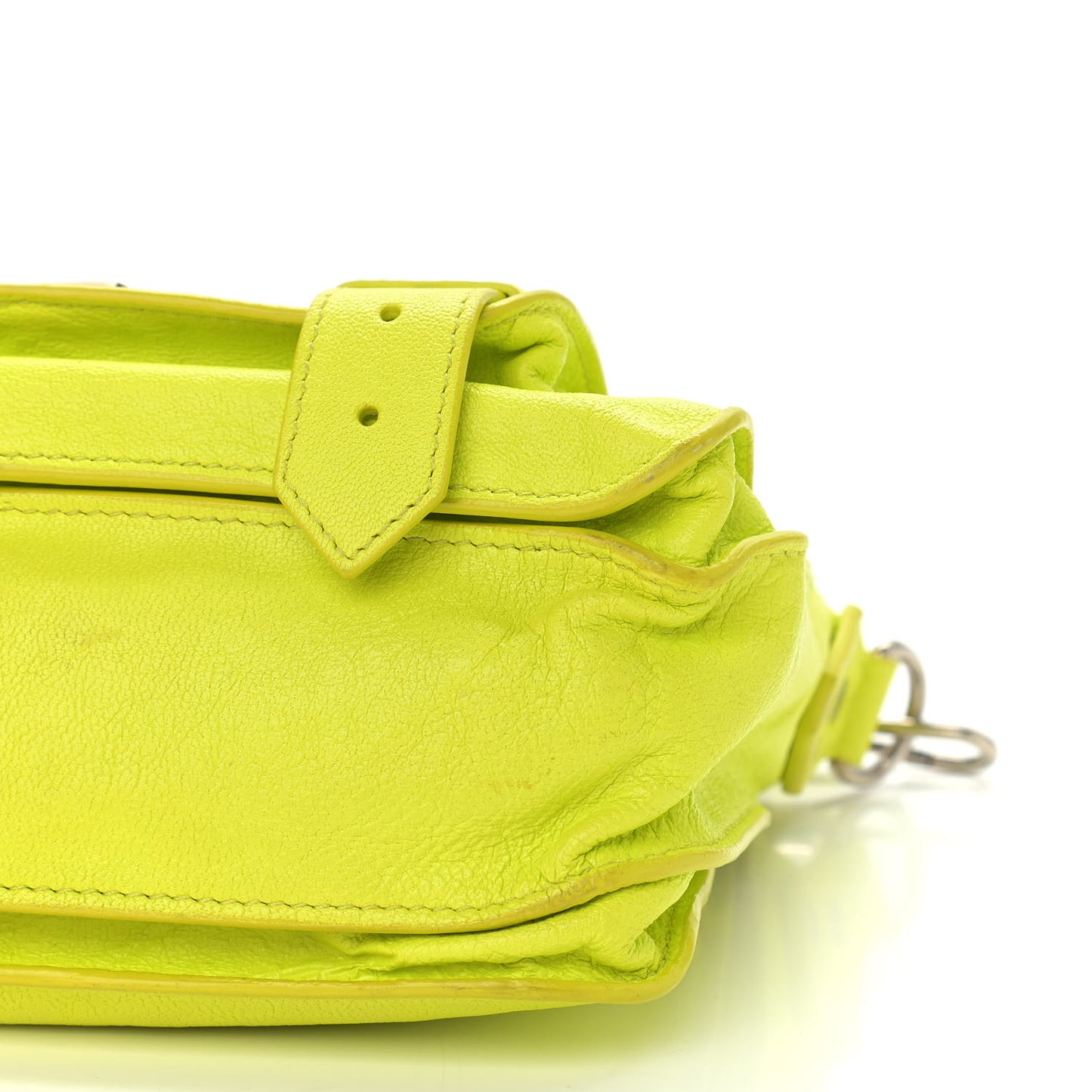 Lambskin PS1 Mini Pouch Messenger Sulfur
