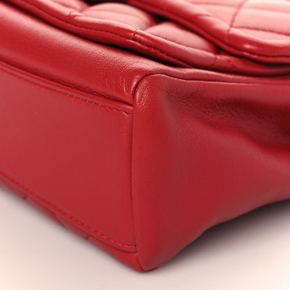 Chanel Lambskin Quilted Small Chain Link Flap Bag Red 8 of 8