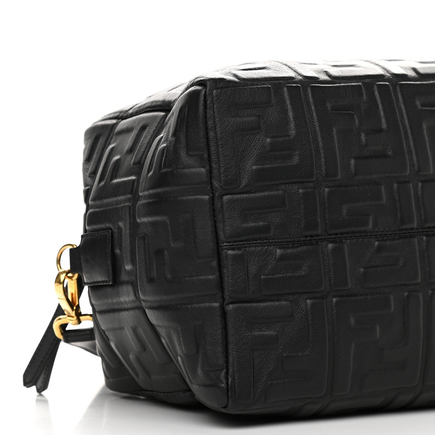 Nappa FF 1974 Embossed Small Boston Black