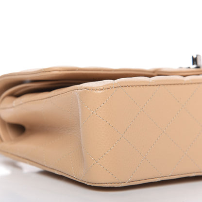 Chanel Caviar Quilted Medium Double Flap Beige 6 of 11