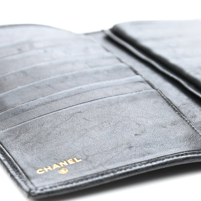 Chanel Caviar Stitched French Wallet Black 11 of 12