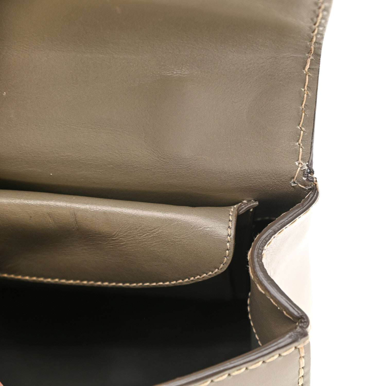 Prada Vitello Tri-Color Medium Sound Top Handle Satchel Grigio Black 12 of 18