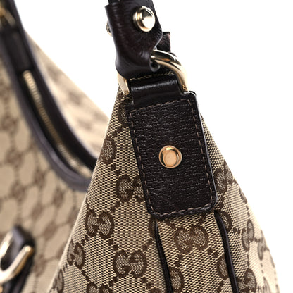 Gucci Monogram Large Abbey D Ring Hobo Dark Brown 13 of 15