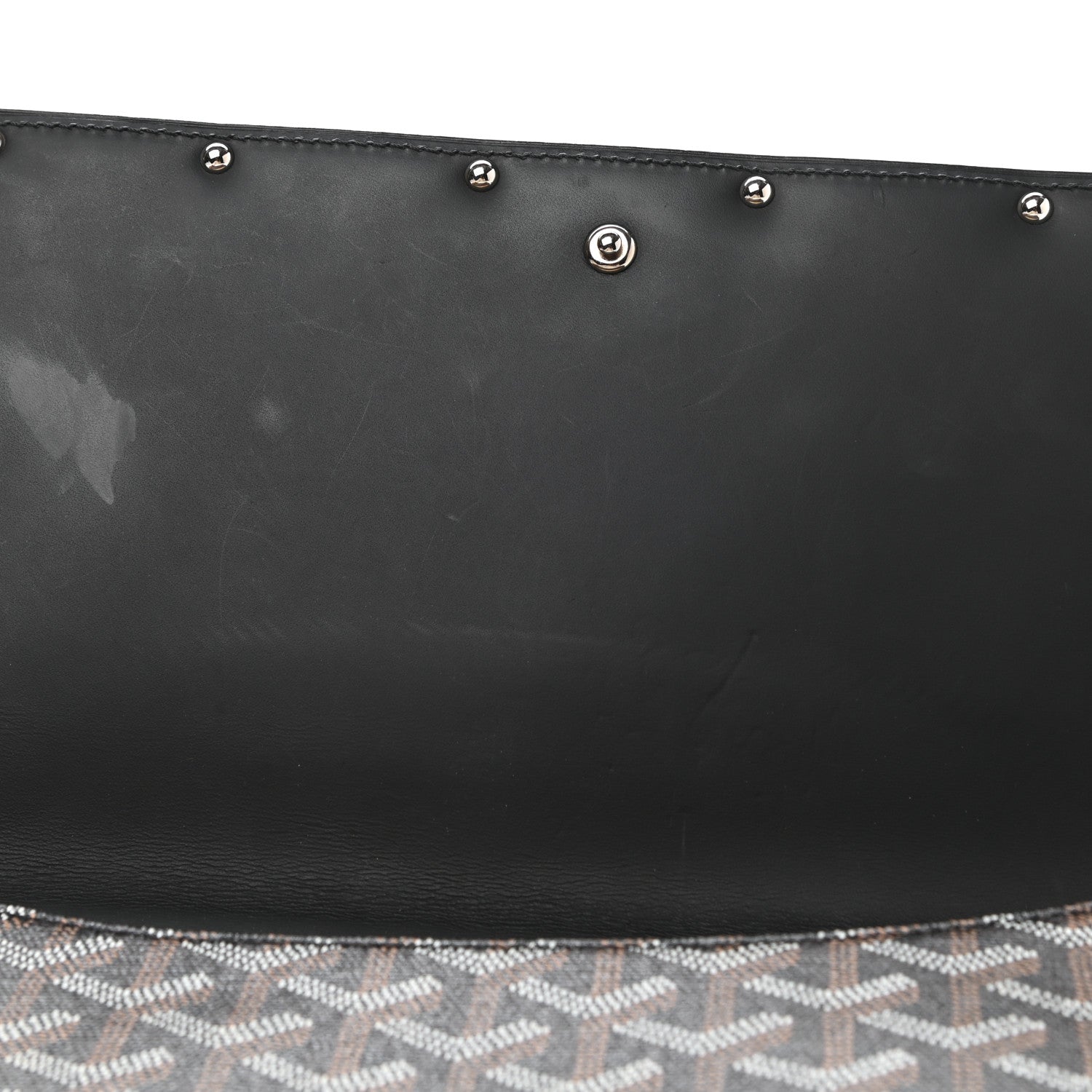 Goyard Goyardine Monte Carlo Bois Clutch Black 8 of 11