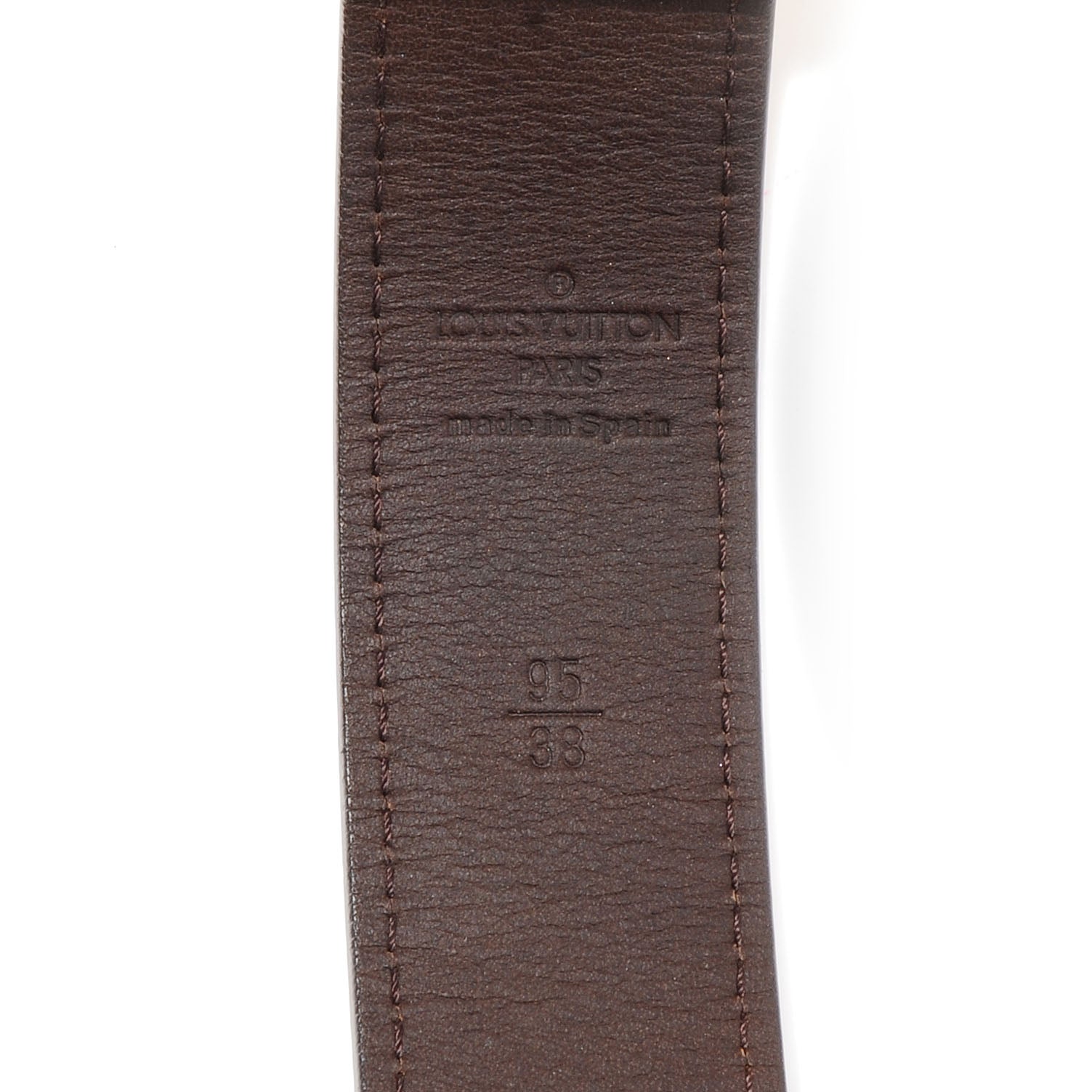 Louis Vuitton Monogram LV Cut Belt 95 38 4 of 5