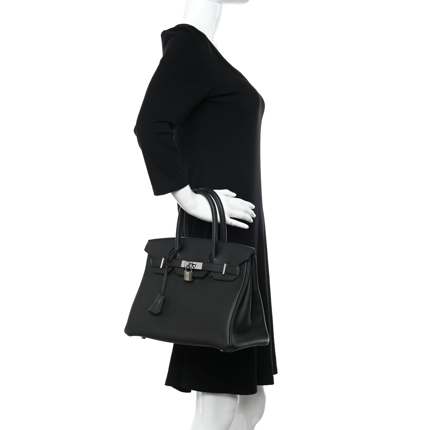 Hermes Togo Birkin 30 Black 2 of 10