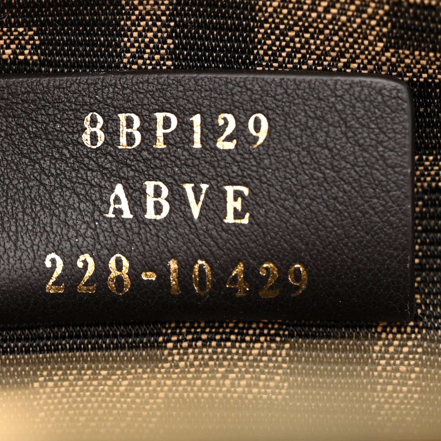 Fendi Shiny Nappa Small Fendi First Caramello 7 of 11