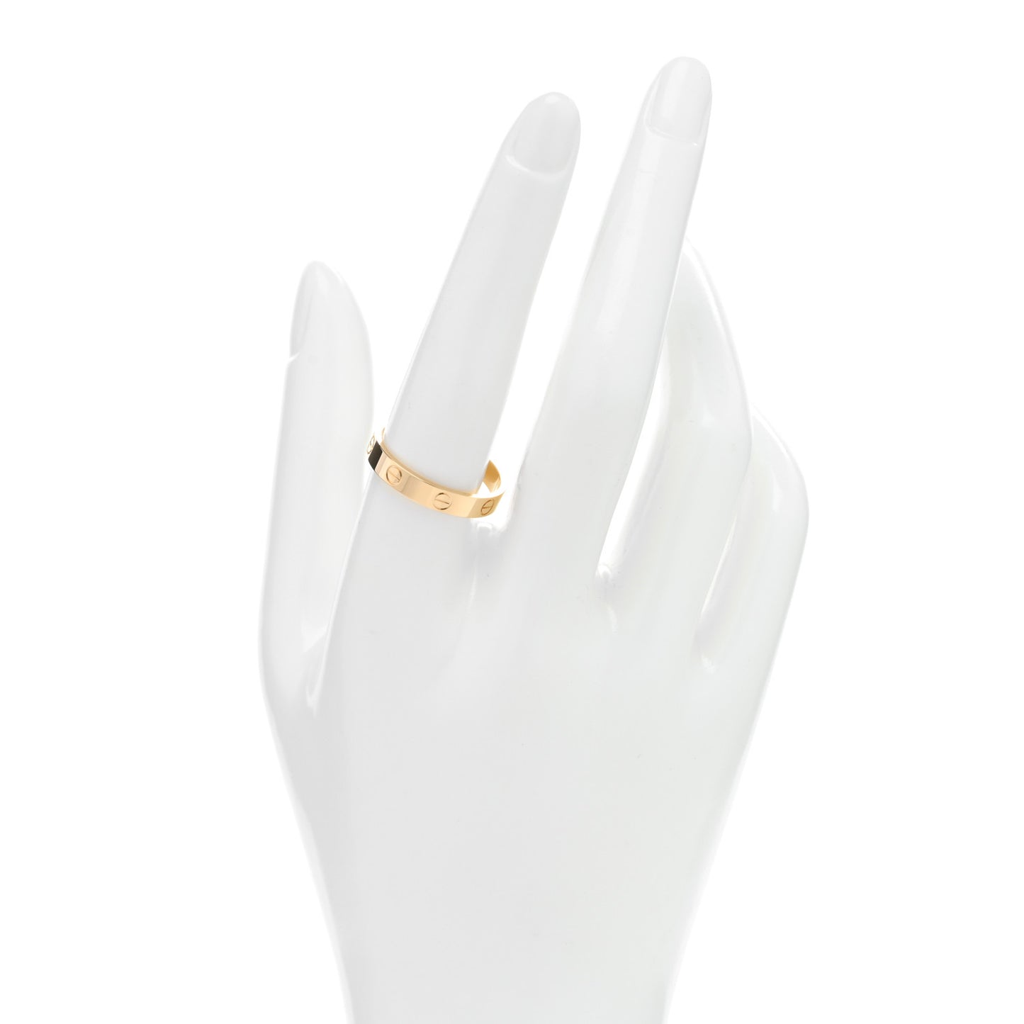 18K Pink Gold 3.5mm LOVE Wedding Band Ring 60 9