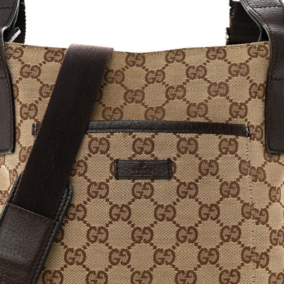 Gucci Monogram Flat Messenger Bag Dark Brown 8 of 17