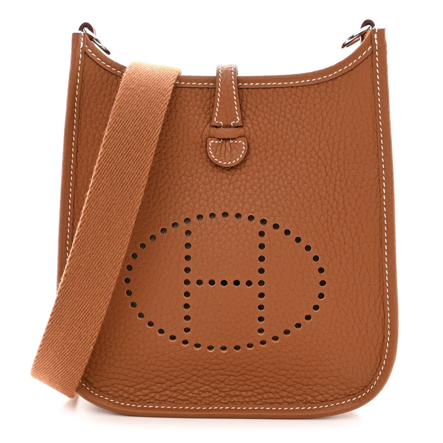 Hermes Taurillon Clemence Evelyne TPM Gold 1 of 11