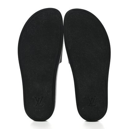 Louis Vuitton Rubber Monogram Mens Waterfront Mules 8 Macassar 5 of 8