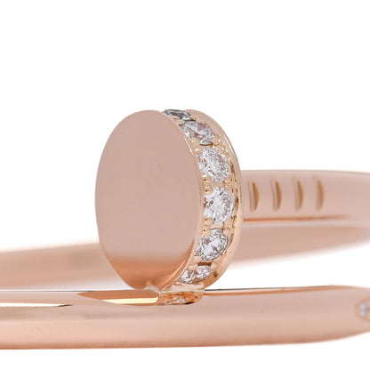 Cartier 18K Pink Gold Diamond Juste Un Clou Bracelet 15 3 of 4