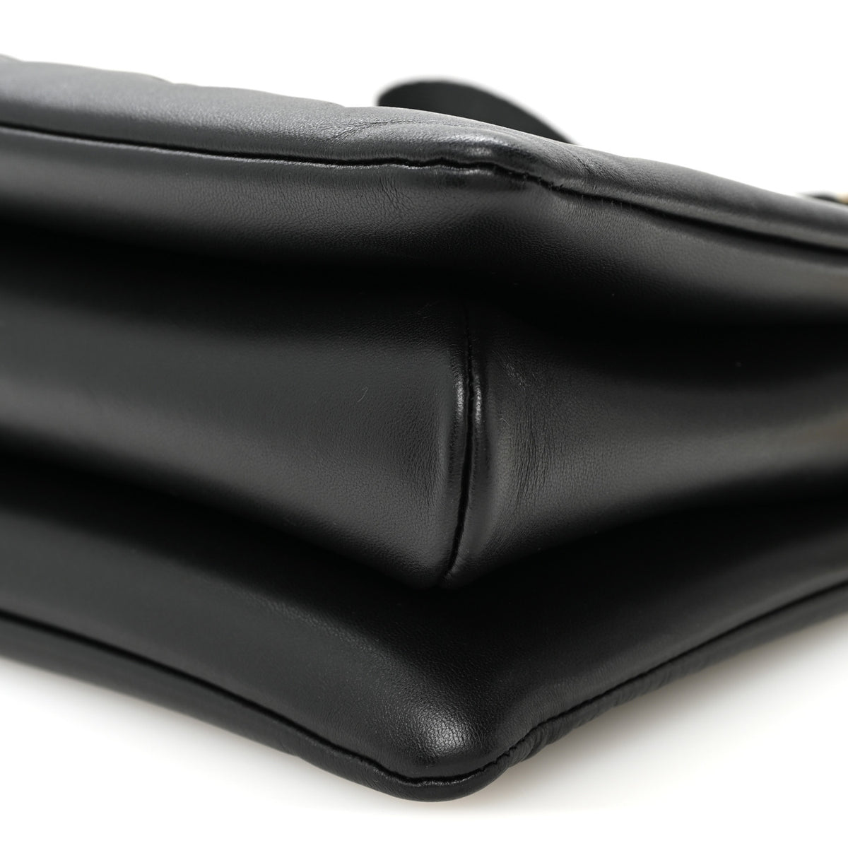 Lambskin Embossed Monogram Coussin PM Black