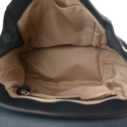 Chloe Suede Calfskin Small Faye Backpack Silver Blue 5 of 10