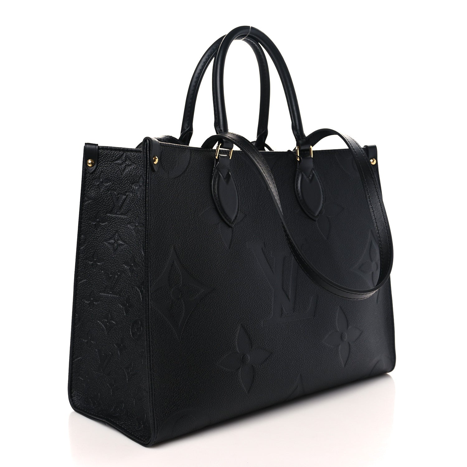 Louis Vuitton Empreinte Monogram Giant Onthego MM Black 3 of 10