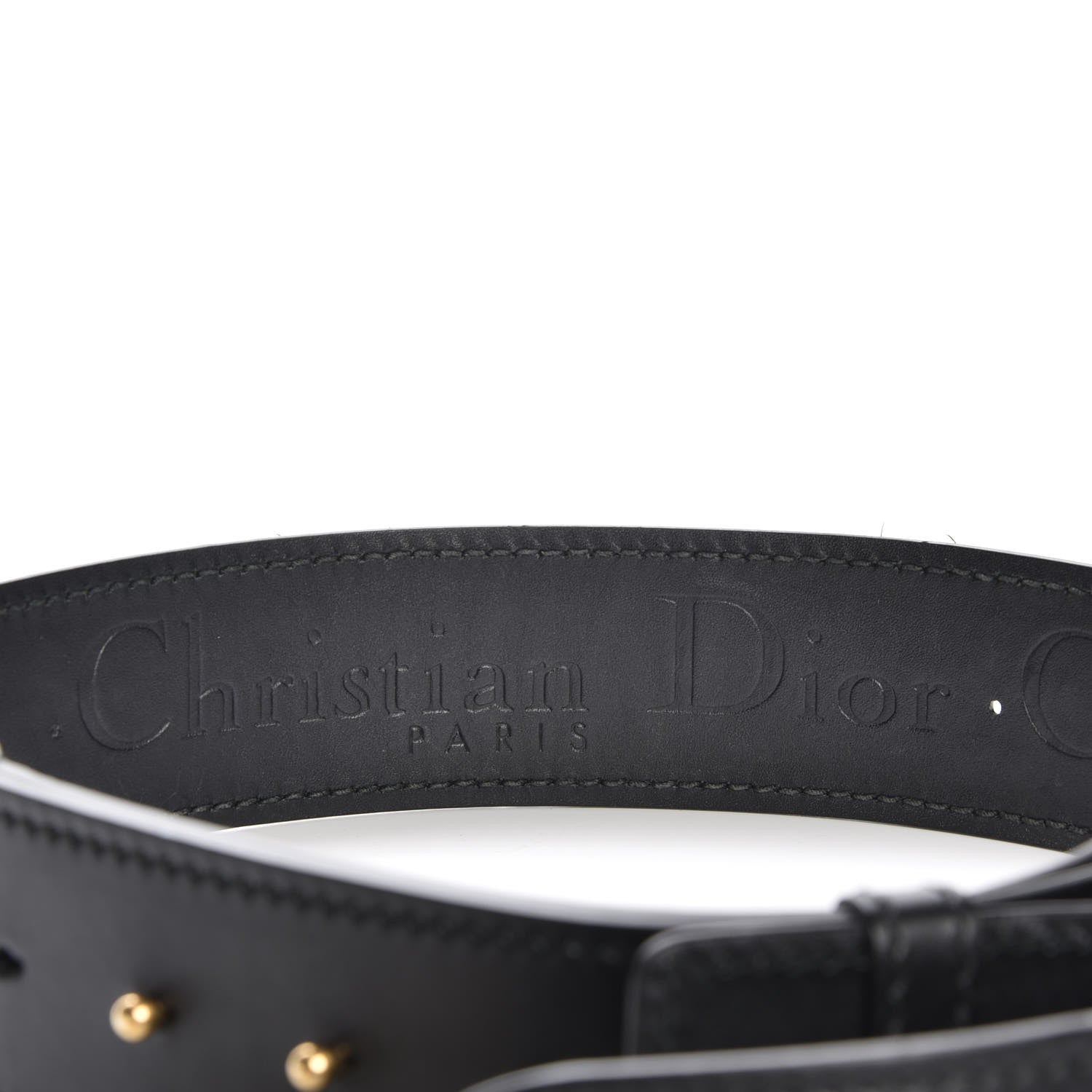 Christian Dior Calfskin Studded J’Adior Shoulder Strap Black 4 of 7