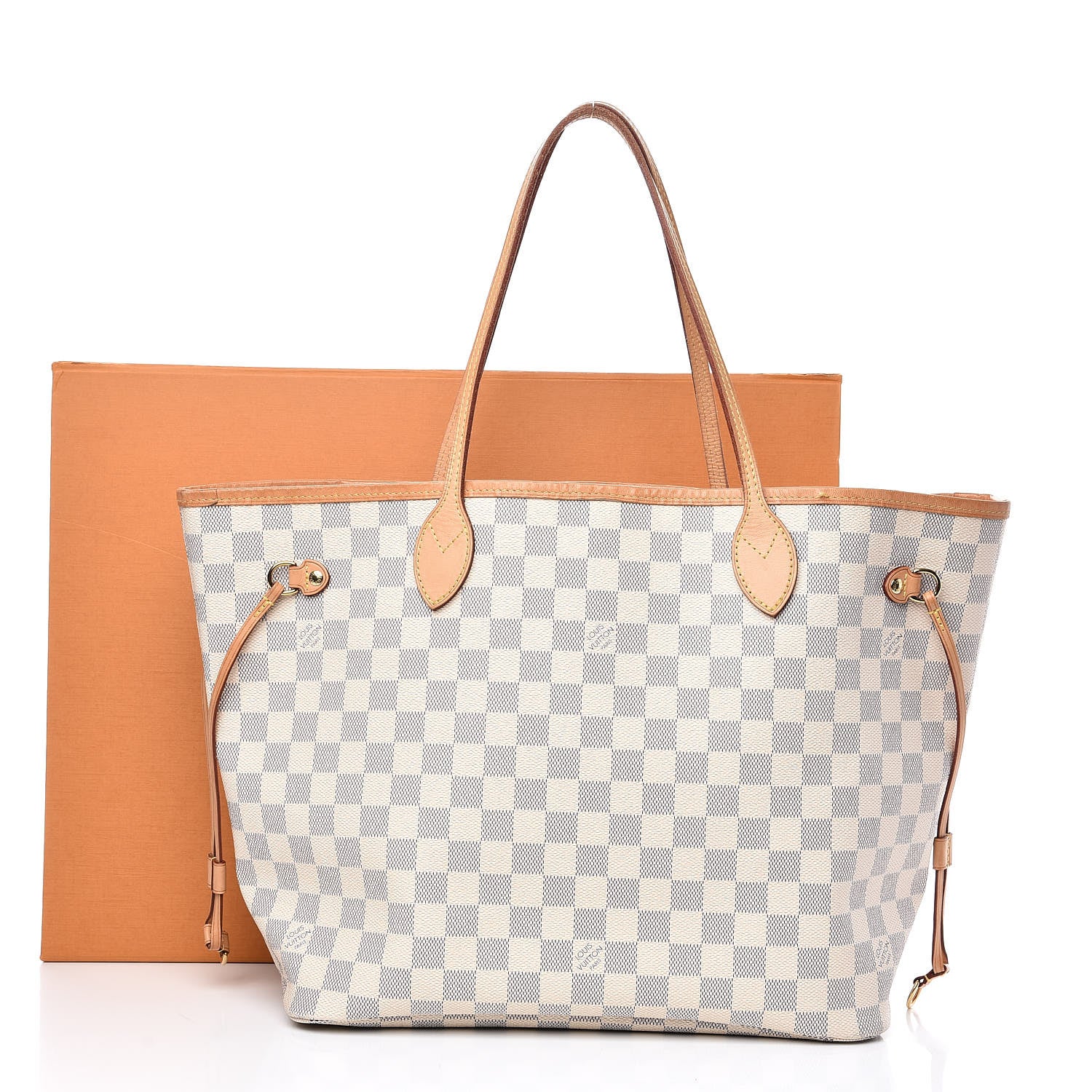 Louis Vuitton Damier Azur Neo Neverfull MM Rose Ballerine 15 of 19