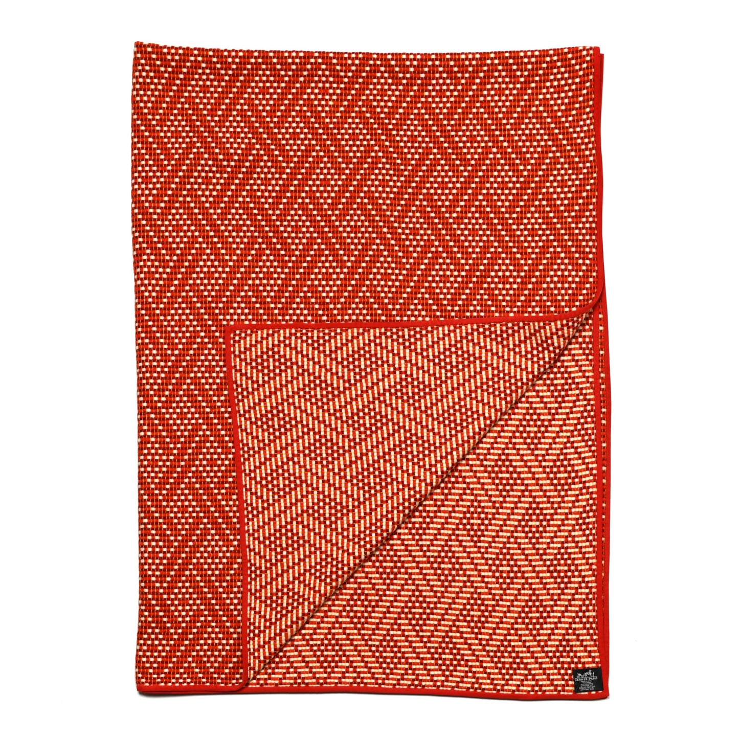 Cashmere Woven Suede Goatskin Pique-Nique Blanket