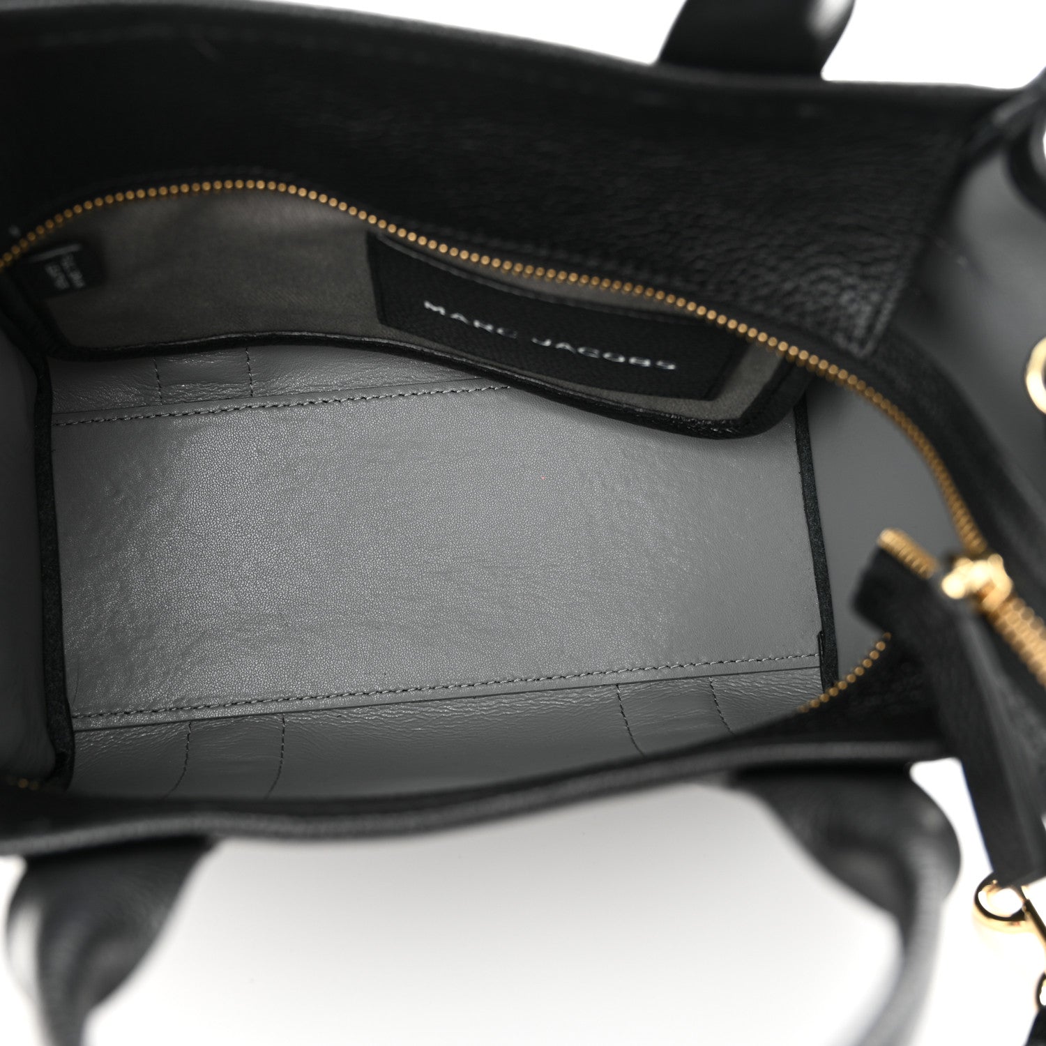 Marc Jacobs Grained Calfskin Small The Tote Bag Black 5 of 10