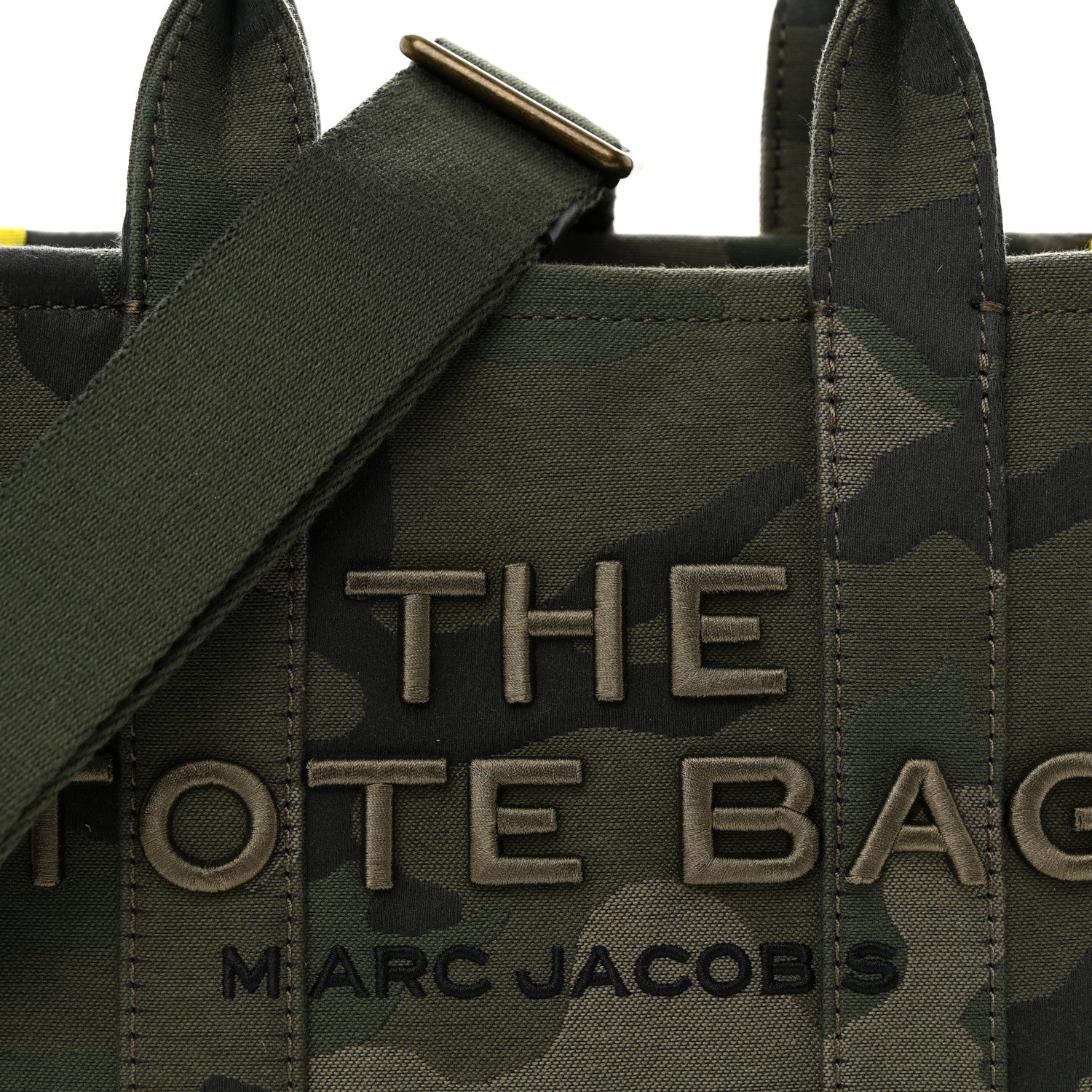 Marc Jacobs Canvas Camouflage Small The Tote Bag Khaki 8 of 13