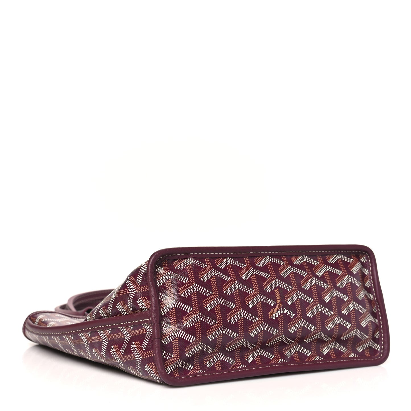 Goyardine Reversible Mini Anjou Burgundy