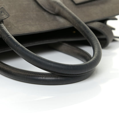 Saint Laurent Crocodile Embossed Nubuck Small Sac De Jour Dark Anthracite 26 of 28