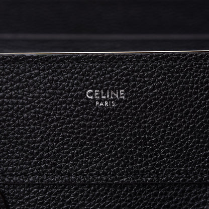 Celine Drummed Calfskin Mini Luggage Black 8 of 11