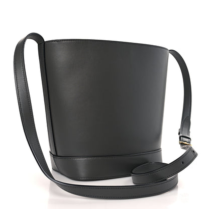 Celine Smooth Calfskin Small Cuir Triomphe Bucket Bag Grey 3 of 8