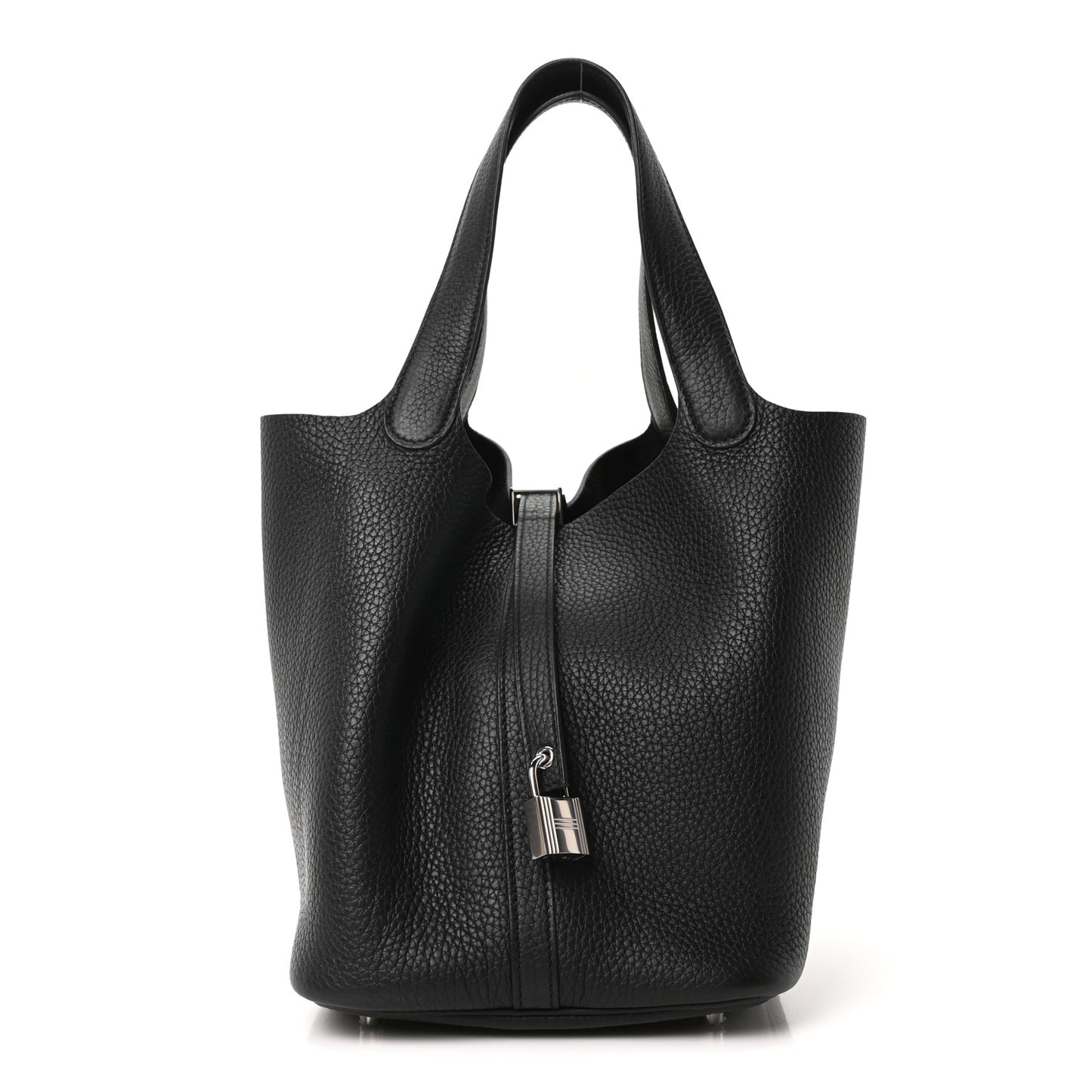 Taurillon Clemence Picotin Lock 22 MM Black